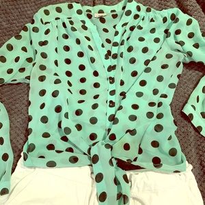Shear Polk-A-Dot Worthington Shirt